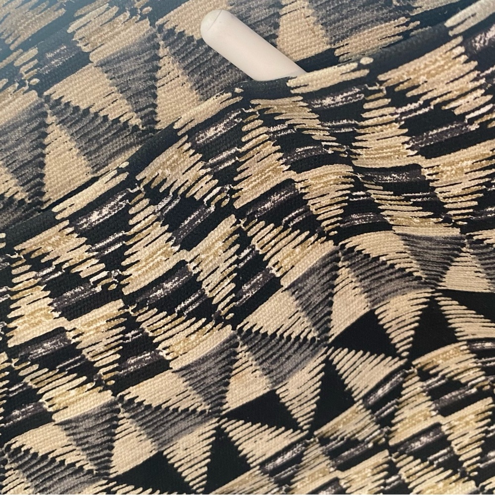 Echo Black /Cream Geometric Pattern Bag Lined In … - image 3